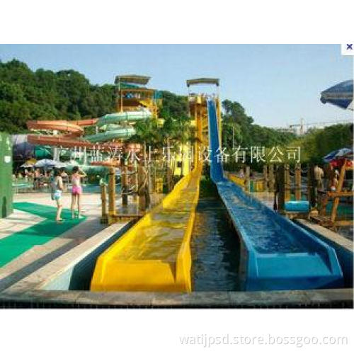 Huge open flume spiral water slide High Speed Water Slide F